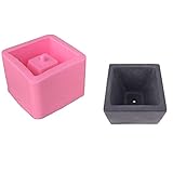Cement Mold Silicone Concrete Square Flower Pot Molds Plaster Handmade Clay Craft Casting Concrete Pot Mould Supplies