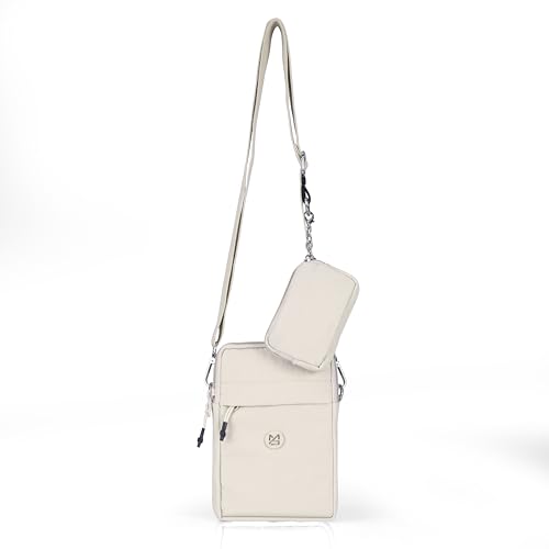 Image of BAG IN Small Crossbody Bag for Women with Detachable Pouch - Multi-Color Travel Shoulder Bag, Light weight Phone Purse with Adjustable Strap
