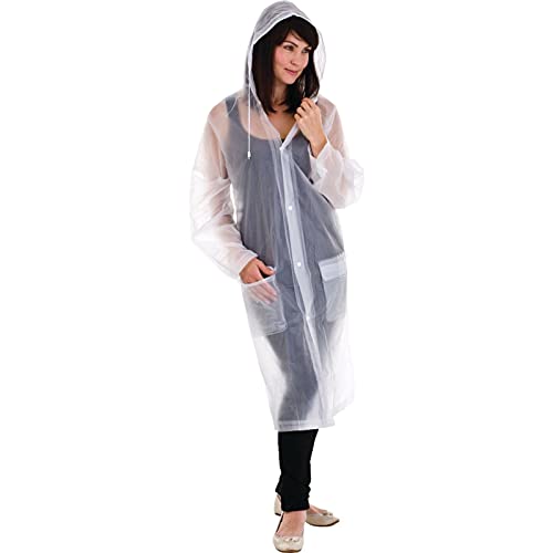 Design Go Luggage Raincoat, Clear, One Size