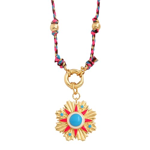 Collier Mauvais œil bleu vert pour sublimer vos looks d'été