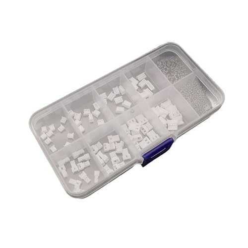 Conector JST 1.25mm macho hembra MX1.25 con terminales pines 2P 3P 4P 5P, caja de 40 piezas
