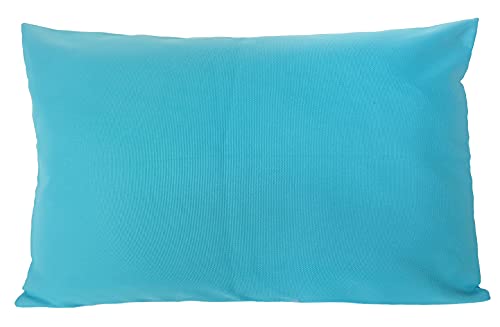 In & Outdoor Uni Kissen unterschiedliche Größe für Wohnzimmer, Terrasse Garten & Balkon (40x60 cm, türkis) Cover