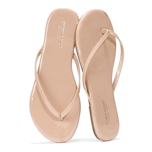 Image of Project Cloud Flip Flops for Women Footwear- Lightweight and Memory Foam Insole Sandals for Women 2026 - Durable Non-Slip Beach Essentials Flats for Women Sandals (Foundations)
