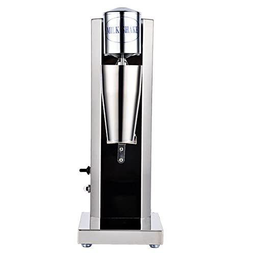 Máquina eléctrica para hacer batidos, batidora profesional de 2 velocidades con taza de acero inoxidable para bebidas heladas de proteínas, batidos, batidos y cócteles