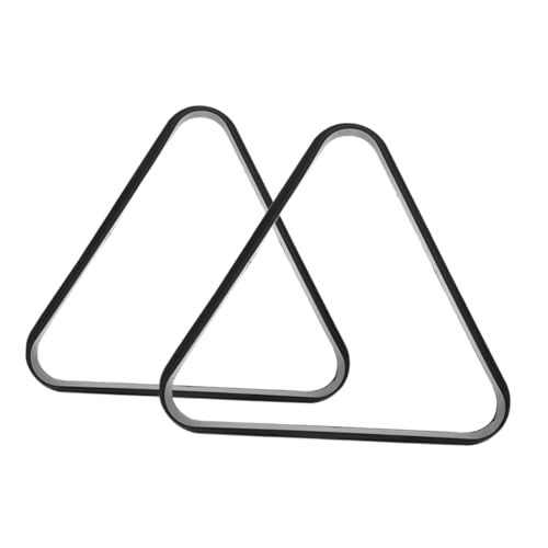 Toddmomy 2pcs Billiard Triangle Rack Mini Billiard Rack for 57mm Balls Pool Table Easy to Carry