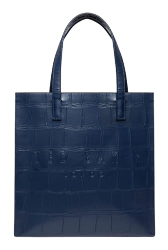 Sac cabas Ted Baker Croccon bleu marine fini croco fini les sacs sans style