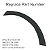 Copgge Right Side Front Door Fender Flare Molding Wheel Arch Cover Trim Compatible with Ford Transit 150 250 350 350HD 3.2L 3.5L 3.7L 2015 2016 2017 2018 2019 BK3Z61278L00BB