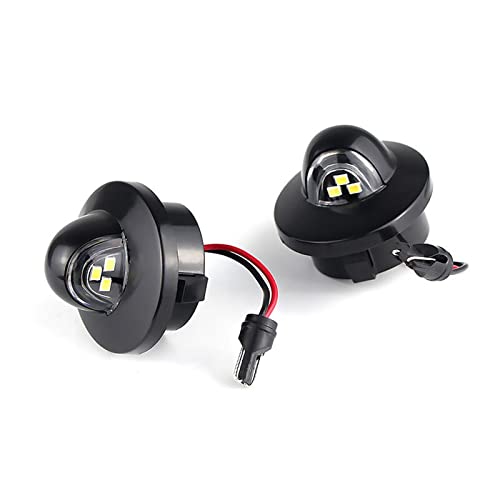 Luces matrícula coche Ford Ranger F150 Explorer evitan multas por falta de visibilidad blanca