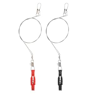 F Fityle 2 Pack Snap Release Clips 20″ Power Grip voor Planer Board Offshore Gear