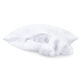 KAR-MAL Kissen 40x40 Mikrofaser 100% mit Einstellbarer Weichheit - Kopfkissen 40x40 Allergiker Waschbar 60 Grad – Sleeping Pillow 40x40 - Weiß Grosse Schlafkissen Angenehm zu Berühren (40 x 40 cm)