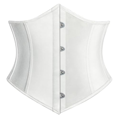 Scarlet Darkness Women White Corset Belt Wide Waist Fasion Bustier Corset White Size 6