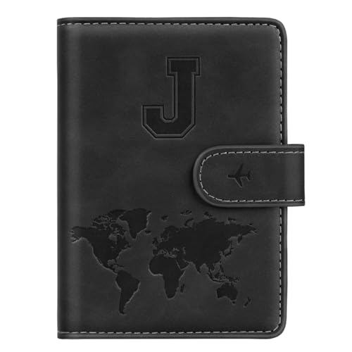 Simikol Passport Holder for Travel Essentials Personalized Initial Wallets