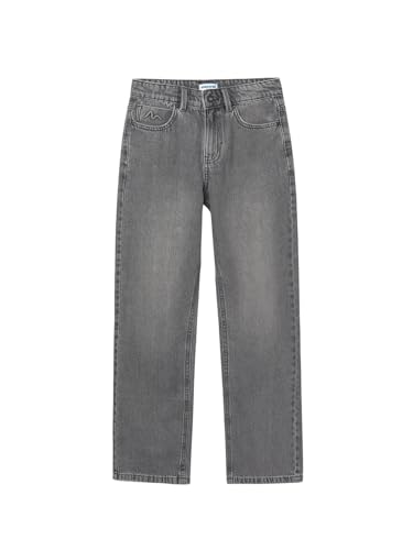 Mayoral Relax Long Denim Pants for Girls Grey