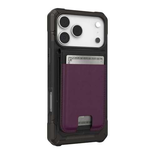 Image of Urban Armor Gear (UAG Metropolis Magnetic Wallet, RFID Blocking, Holds Up to 5 Cards, Built-in Kickstand, Magnetic Phone Wallet Compatible with iPhone & Galaxy Phones, PU Vegan Leather