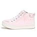 SKECHERS Girls Standouts 2.0-Luxe Shimmer Sneaker, Light Pink, 4 Big Kid