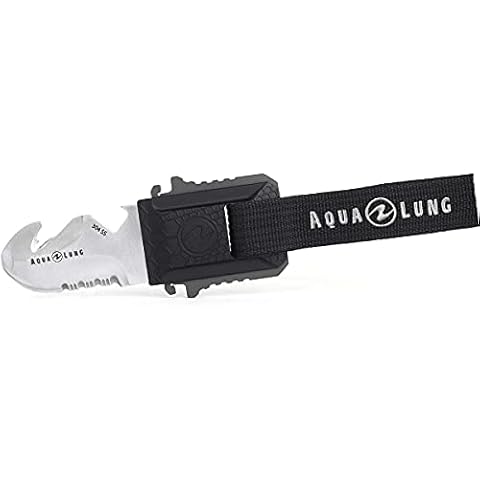 Aqua Lung Micro Squeeze Knife, Black/Charcoal Cover