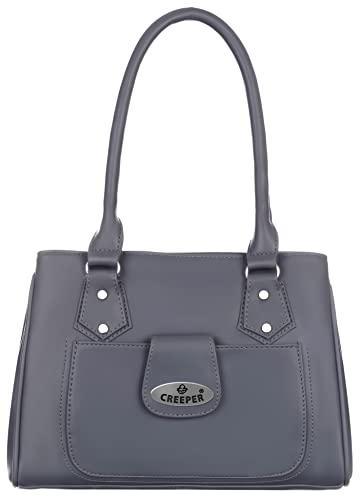 Image of creeper Women Top Handle Leather Bag, Shoulder Long Handle Purse For Girls And Ladies