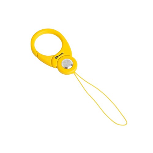 [ハミィ] HandLinker Putto Carabiner ストラップ カラビナリング (イエロー)【ハンドリンカー 落下防止 携帯 スマホ カラビナ おしゃれ かわいい】