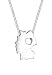 Produktbild Elli Halskette Damen Länderumriss Deutschland Herz Anhänger in 925 Sterling Silber