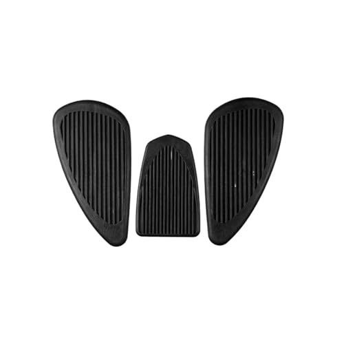Moto réservoir autocollant protecteur 3 pièces avec grip de traction latéral