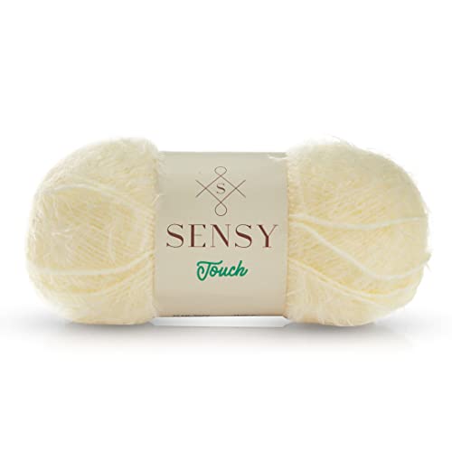 Depiladoras, Beauty Sensy Touch - Hilo de 3.5 onzas, 268 yardas, calibre 3 luz (cremoso)