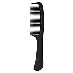 Tongtletech Professional Black Carbon Fibre Hair Comb - Detangling, Heat Resistant, Anti-static Handgrip for Long, Wet or Curly Hair