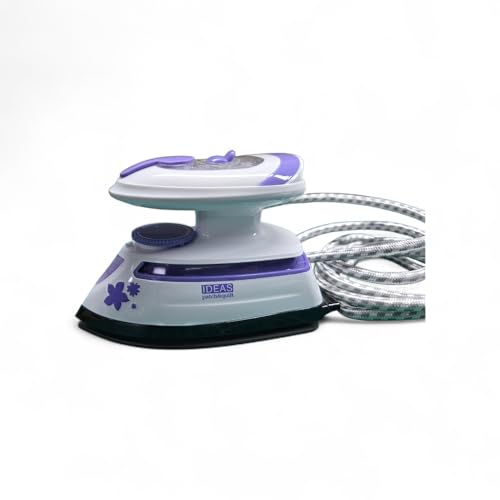 Plancha ligera y portátil mini con o sin vapor para Patchwork y otras manualidades con base. Alta potencia y plancha ideal para manualidades y para viajar