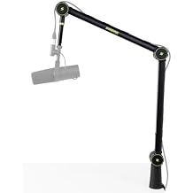 Shure by Gator Deluxe Articulating Desktop Podcasting Mic Boom Arm with Cable Management Channel; SH-BROADCAST1