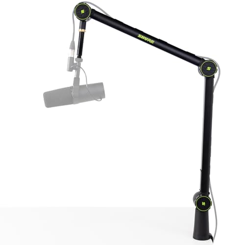 Shure by Gator Deluxe Articulating Desktop Podcasting Mic Boom Arm with Cable Management Channel; (SH-BROADCAST1) by Gator - Used condition - US$102.59