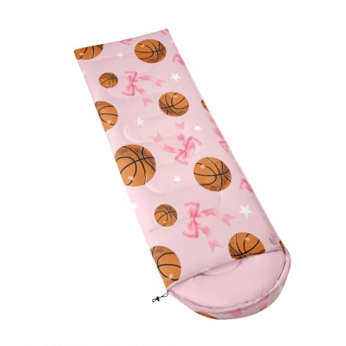 Bolsa de dormir para niños Feelyou para niñas y niños, cálida para clima fresco, impermeable para camping, senderismo, interior y exterior miniatura 4