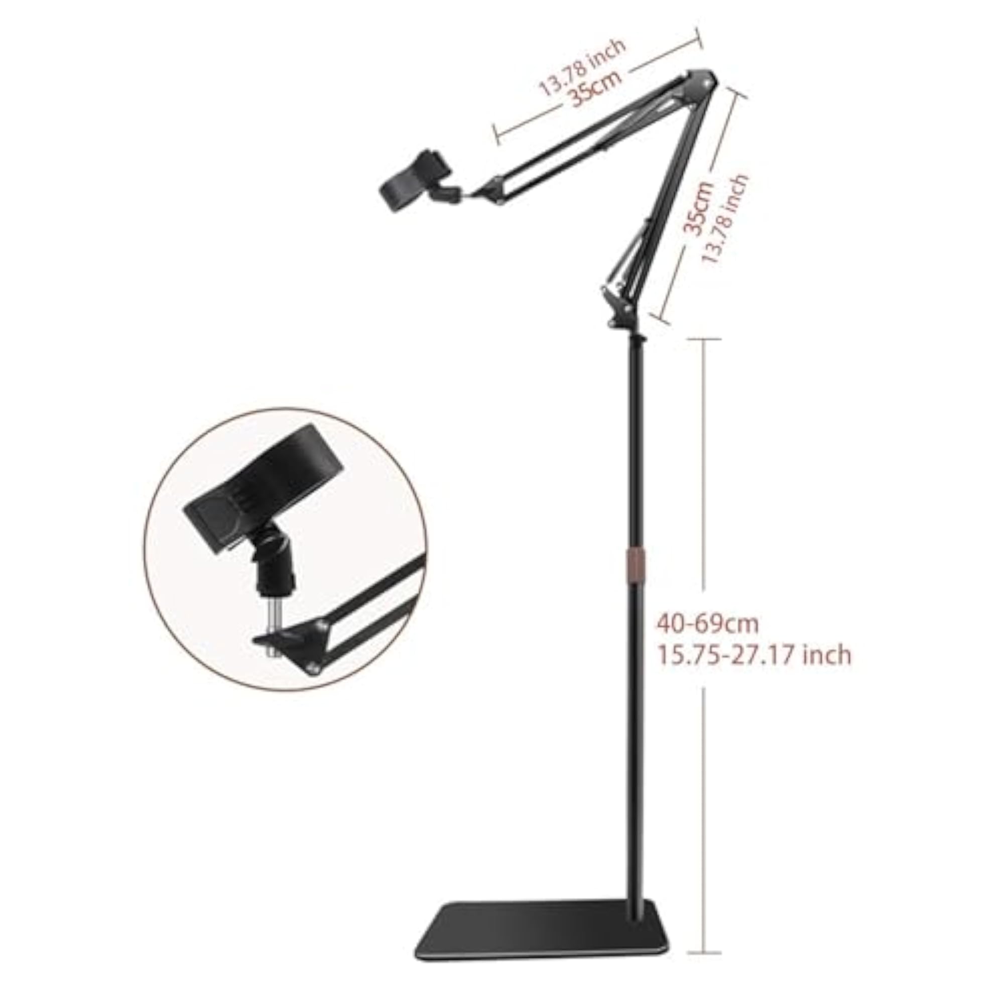 Lazy Hair Dryer Stand for Pet Grooming, Adjustable Height