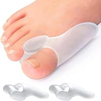 【Protect et Cushion】Bunion Le coussinet amortit le côté de votre pied et le protège contre les frottements et la pression. Le bouclier anti-oignons couvre vos oignons, les protège et les amortit pendant toute une journée. 【Keep toe in correct positio...