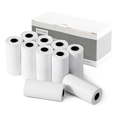 10 Rolls Print Paper for Kids Instant Print Camera Refill Print Paper Works with MINIBEAR VTech Kidizoom Camera,Thermal Paper Fit for Most Kids Instant Camera… Cover