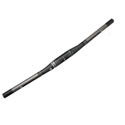 Happybuying88 Full Carbon Fiber Mountain Bike MTB Handlebar Flat Bar Black 580-760mm Length