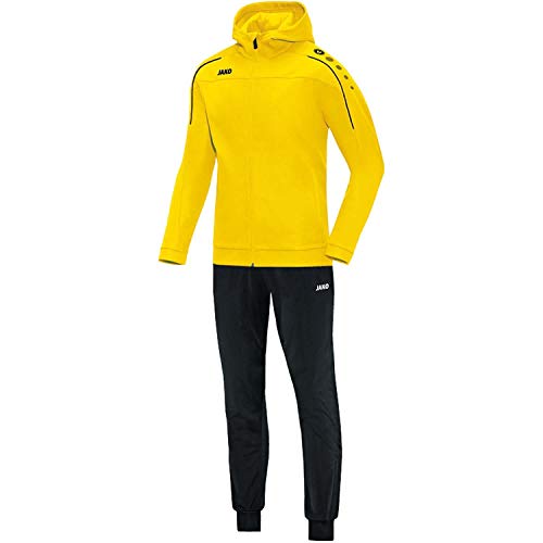 JAKO Trainingsanzug Damen Polyester Classico mit Kapuze Citro Gr. 36 - Jogginganzug 2-teilig für Sport und Alltag… – Ansicht 1