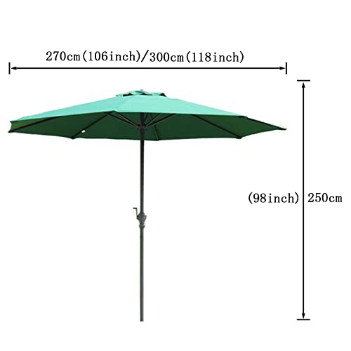 Parasol de jardin CLSDRZC pour abriter vos repas des caprices du temps - 2