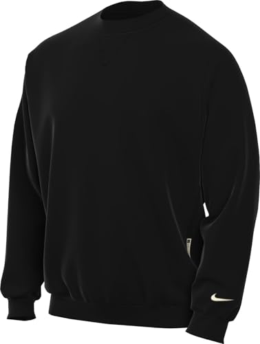 Sweat-shirt de basket homme Nike Standard Issue Dri-Fit noir pour le terrain