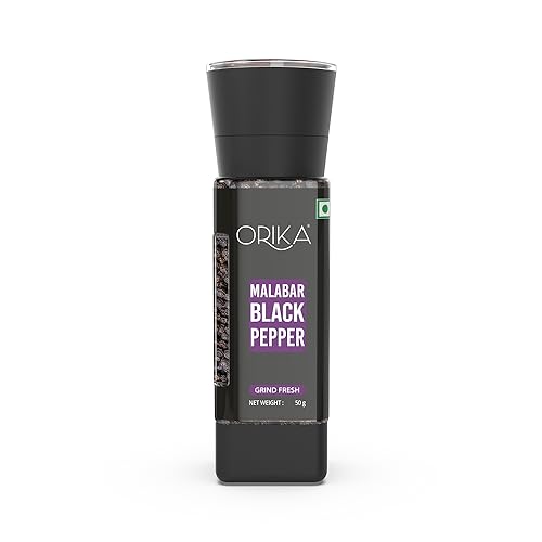 Image of Orika Malabar Black Pepper Grinder 50g