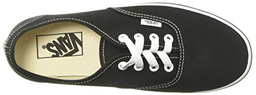 Vans Vans Womens Authentic Canvas Lace Up Sneakers Casual Plimsolls Shoe - Black - 5