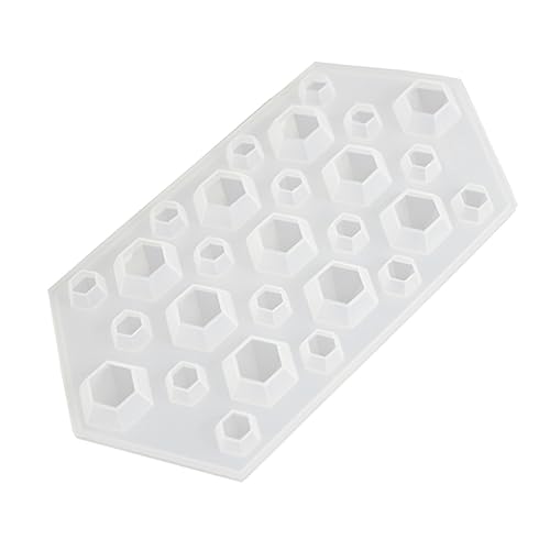 Molde de silicona para cubos de hielo con diseño diamante miniatura 1