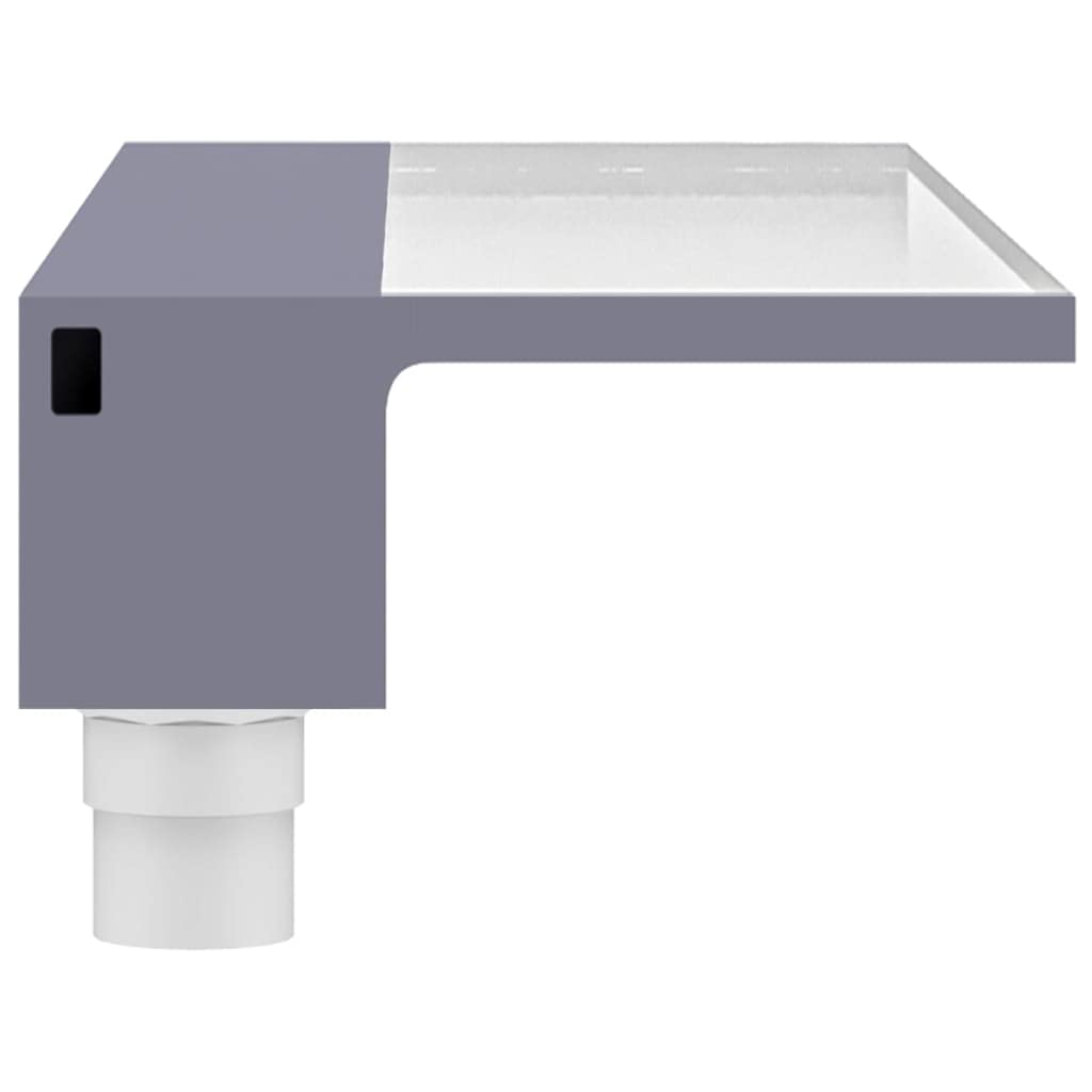 vidaXL Fuente Cascada con LED RGB para Piscina Jardín Estanque Patio Aporte Exterior Decorativo Relajante Luces Vista Sonido Acrílico
