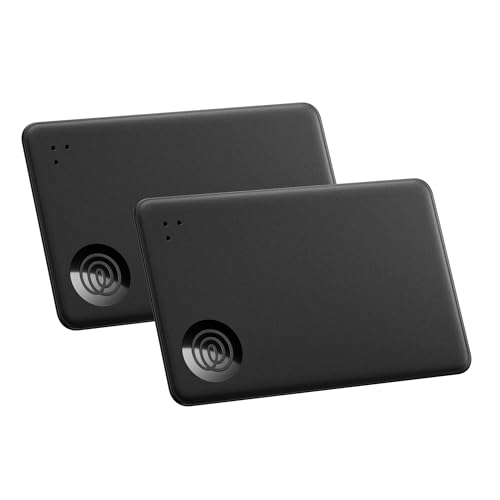 Image of Life360 Tile Slim - Wallet Finder, Bluetooth Tracker and Item Locator for Luggage Tags, Passports and More. Both iOS and Android Compatible. Phone Finder. 2-Pack (Black)