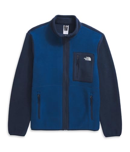 Image of THE NORTH FACE Men's Yumiori Full Zip Jacket | Lightweight Fleece Coat With Embroidered Logo, Zip Pockets