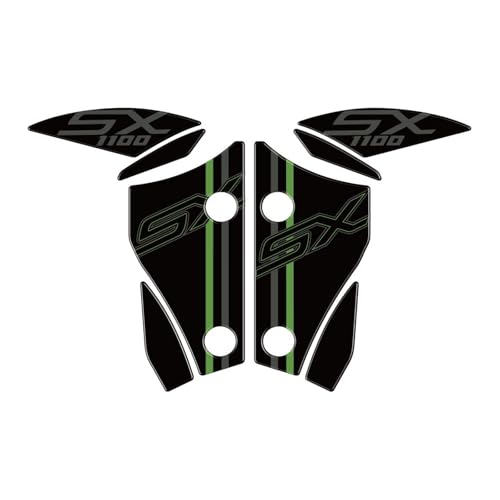 Protection peinture gel 3D garde-boue Kawasaki Ninja 1100SX 2025 autocollant décalcomanie