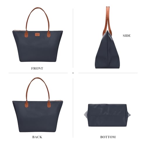 Bolso Tote de Nylon Plegable para Mujer miniatura 3
