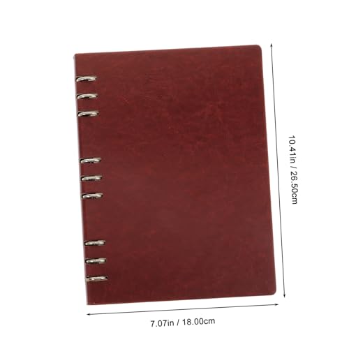 Carnet de notes couverture rigide DOITOOL, protection en cuir PU pour notes de bureau - 2