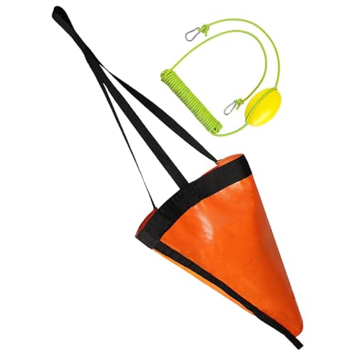 Pegciuho Ancla de Capa, Bola de Ancla, Calcetín para Veleros, Kayaks Y Yates, Cuerda Verde, 24inch