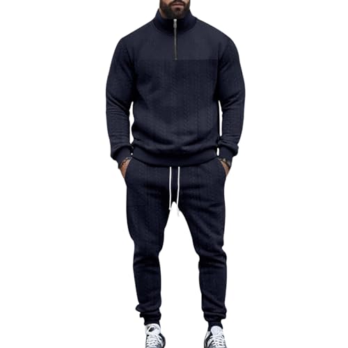 Sudadera de forro polar para hombre Greabuy con pantalones térmicos contra el clima helado