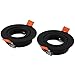 iuniq Adjustable Angle Embedded Ceiling Light Bracket 2pcs Plastic Portable 2 Black LED Downlights Frame Round Fixture Holders Electrician