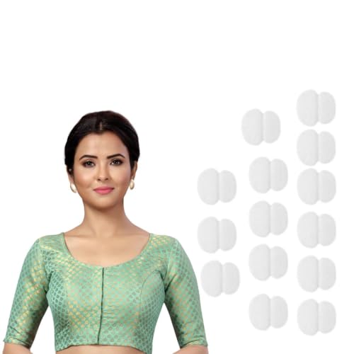 Image of Studio Shringaar Women's Zari Brocade Stitched Elbow Length Sleeves Saree Blouse